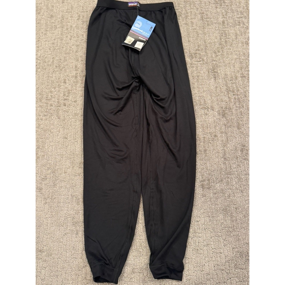 patagonia capilene womens large bkack bottoms NWT (U1)